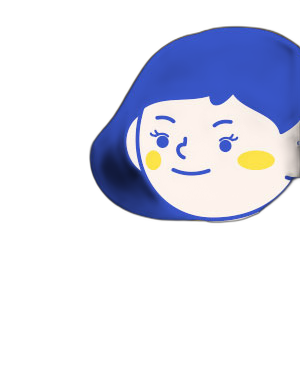 右側の装飾用キャラクターイラスト