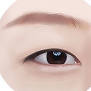切開二重手術 STEP 01 デザイン段階イラスト
